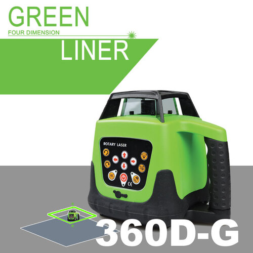Green Liner Rotációslézer 360D - zöld